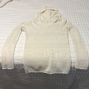 Women's Cream Knit Sweater